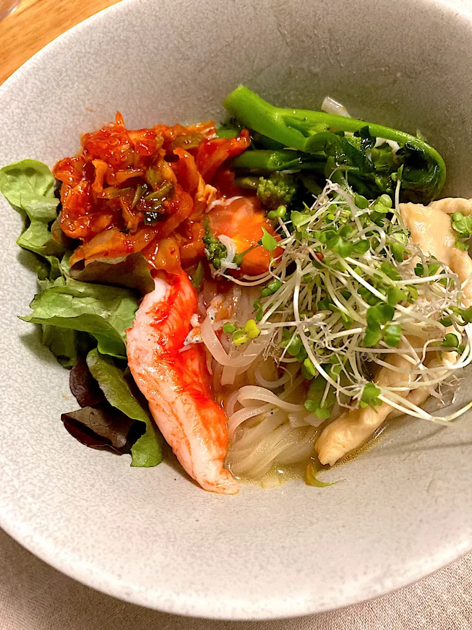 スープ少なめ混ぜ麺風フォー♪|さくたえさん