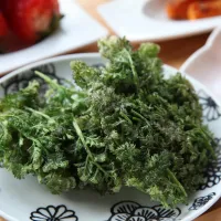 間引きした人参の葉っぱのかき揚げ|マユマユさん