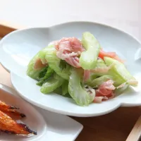 セロリと生ハムのマリネ