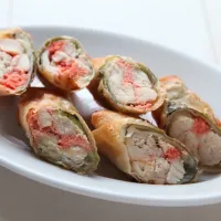 ササミと明太子の春巻き|マユマユさん