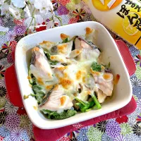 ぶり🐟と春野菜のチーズ蒸し焼き🧀|ringonamaさん