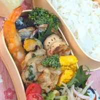 昨日のお弁当〜秋刀魚の蒲焼き弁当|f.1125beさん