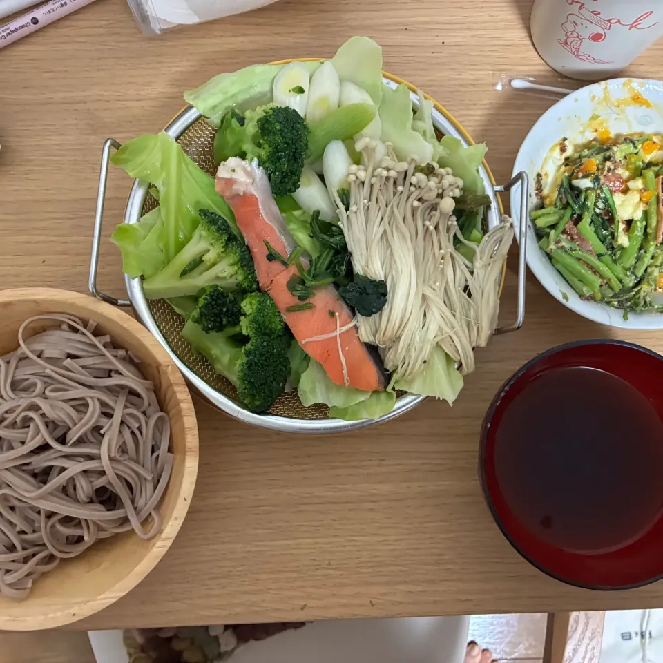 久しぶりのそば　野菜補給|みゆさん