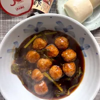 鶏団子鎮江香酢あん　饅頭添え|栃倉 直人さん