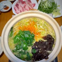 あっさり醤油しゃぶしゃぶ鍋🍲|もえさん