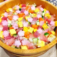 卒園祝い♡ちらし寿司|あゆみ│ハレシピさん