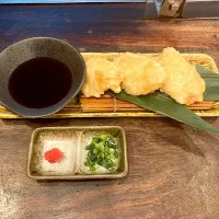 今日の晩ご飯@「元祖とりカツ なごみどり」さん　とり天ぽんず（実況中継中）| なびさん