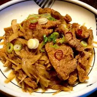 義務投稿②   大豆のお肉スライスタイプで         「しぐれ煮」|mottoさん