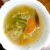 大豆のお肉でファイトケミカルスープ♬|YoShiさん