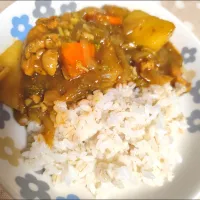 息子が手伝ってくれた、カレー夜ごはん|m.rafuさん