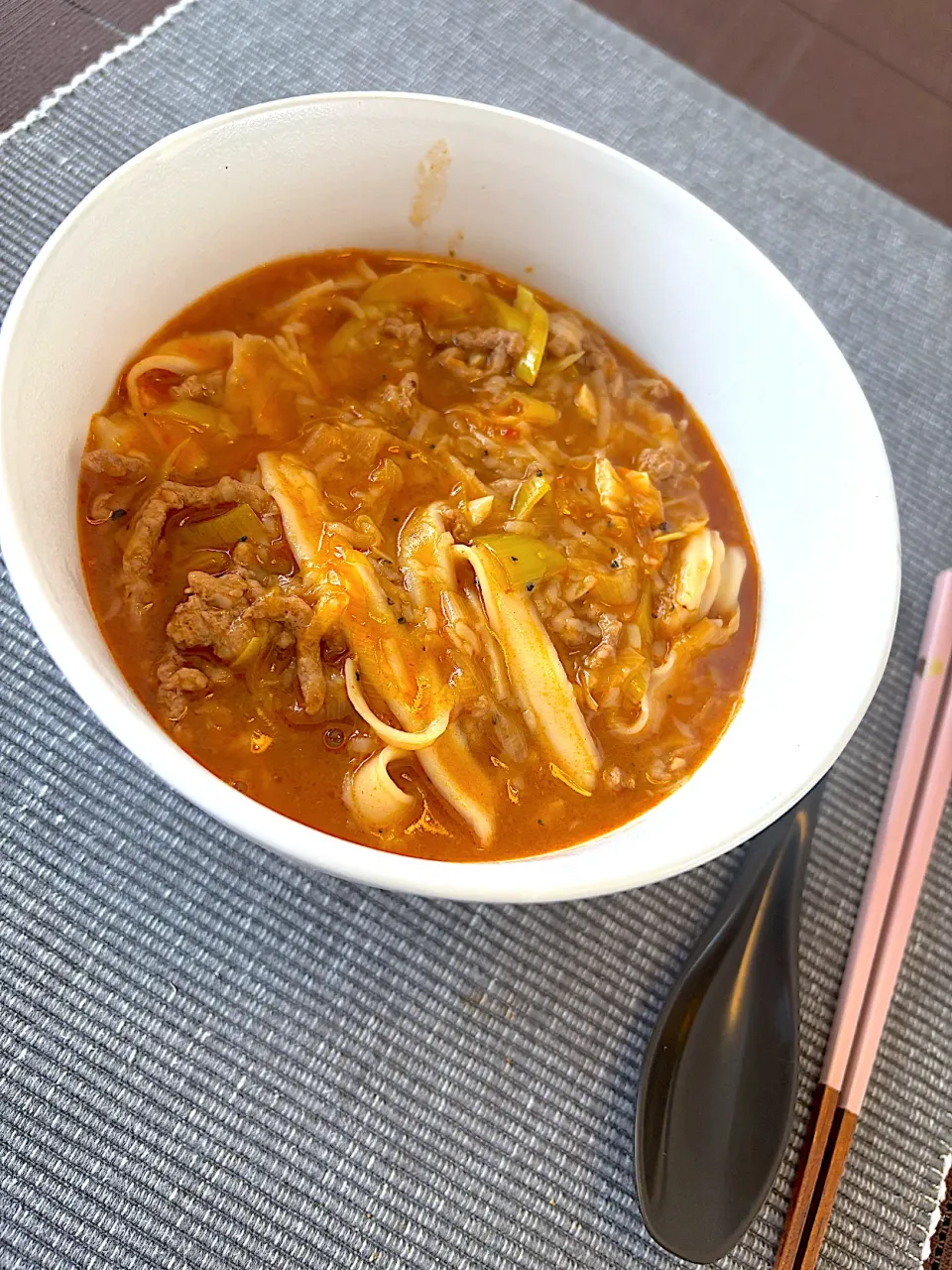 旨辛刀削めーん|きなこさん