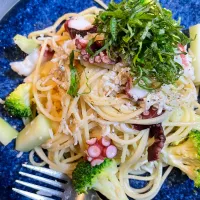 タコとしらすのオイルパスタ| DKさん