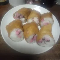 桜の花のジャンボいなり寿司～😆|にんにくと唐辛子が特に好き❤️(元シャリマー)さん