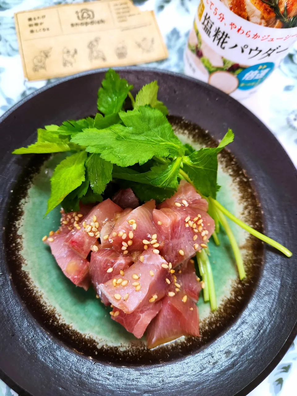 🔷🐟鰤刺ごまだれ和え🔷|@きなこさん