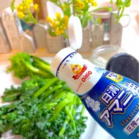 日清アマニ油DE菜の花のお浸し| シュトママさん