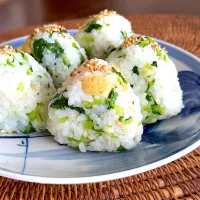 大根菜のおむすび🍙おいしい😋|kaoriさん