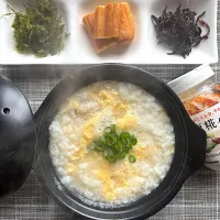 アサリ出汁雑炊　3種のトッピング|栃倉 直人さん