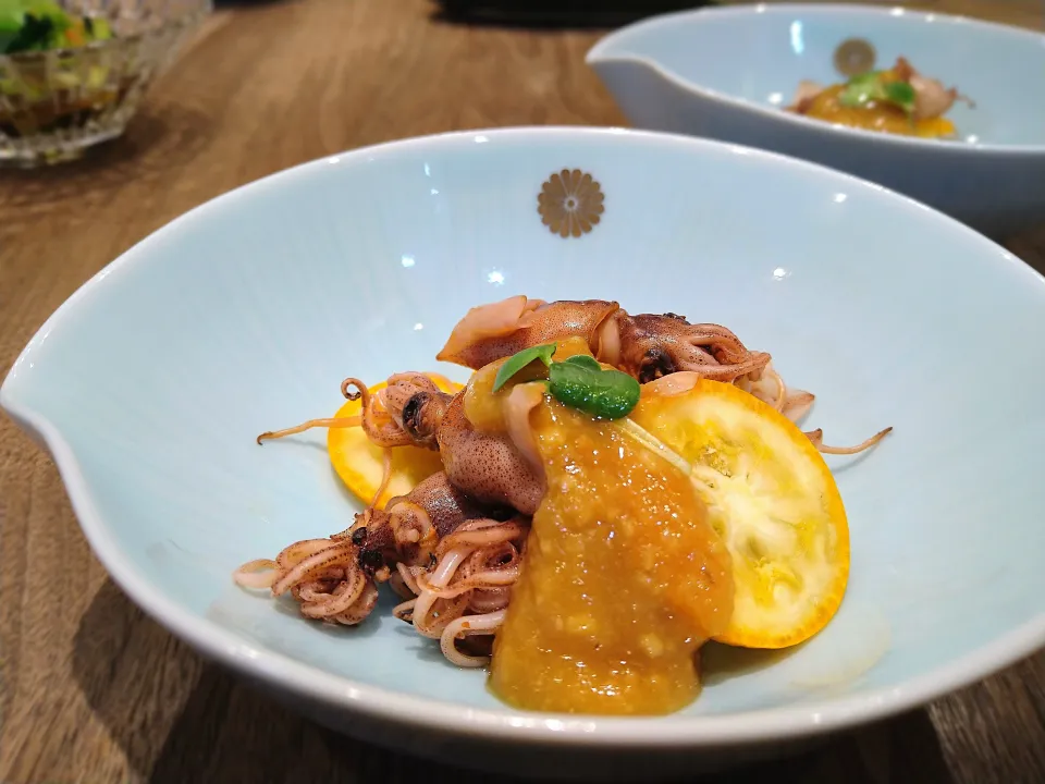 ホタルイカと金柑の酢味噌和え|古尾谷りかこさん