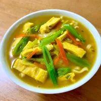 春野菜のきつねカレーうどん|deekay71さん