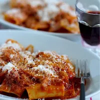 新玉ねぎのパッケリ　アマトリチャーナ|てつやさん