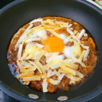 デミたま丼　リュウジさんのバズレシピ　米でもパンでもいける|みるくここあさん