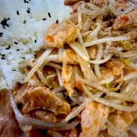 中華風豚もやしスタミナ醤油炒め|stalinさん