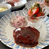 ＊ハンバーグプレート＊|＊抹茶＊さん