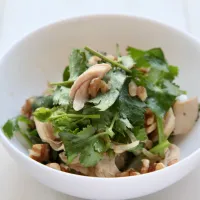 蒸し鶏とパクチーのクミンサラダ|マユマユさん