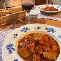 牛モツのトマト煮| かおポンさん