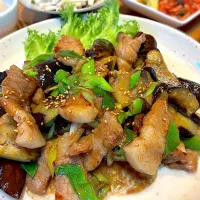 豚バラ茄子のバルサミコ炒め|じゅんさんさん