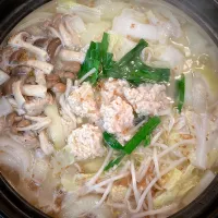 自家製鶏団子の塩ちゃんこ鍋🍲|Kouki Tanabeさん