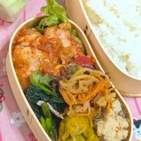 昨日のお弁当〜あるもん詰め合わせ弁当|f.1125beさん