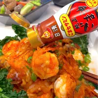 海老チリ✖️日清純正ごま油ごまセサミン|シュトママさん