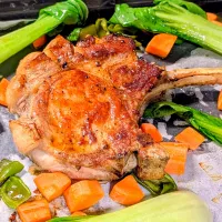 骨付き肉のロースト