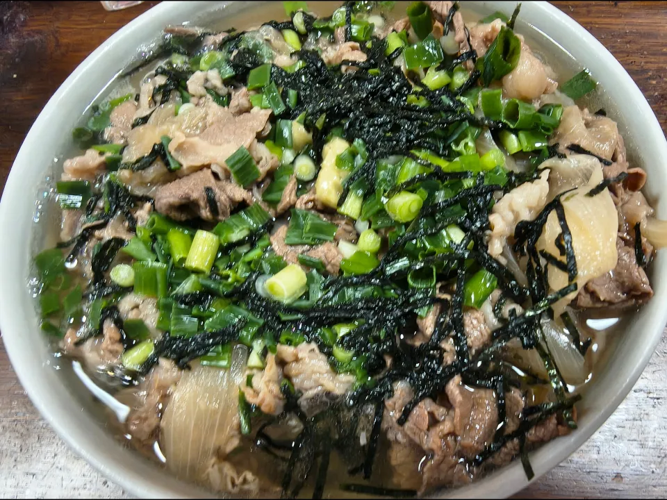 牛丼茶漬け|アクちゃんさん
