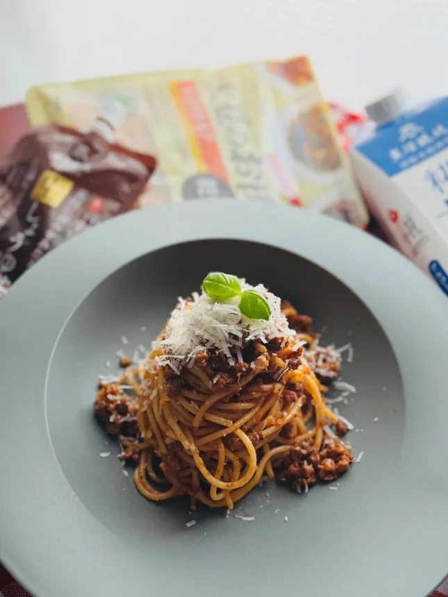 🌺🌺Foodie🌺🌺さんの料理 落合シェフの大豆のお肉のボロネーゼ🍝|🌺🌺Foodie🌺🌺さん