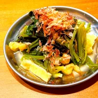 ほうれん草と油揚げの煮浸し|ヨシュアさん