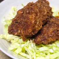 パパ作🥸揚げないソースチキンカツ丼|ぱんだのままんさん