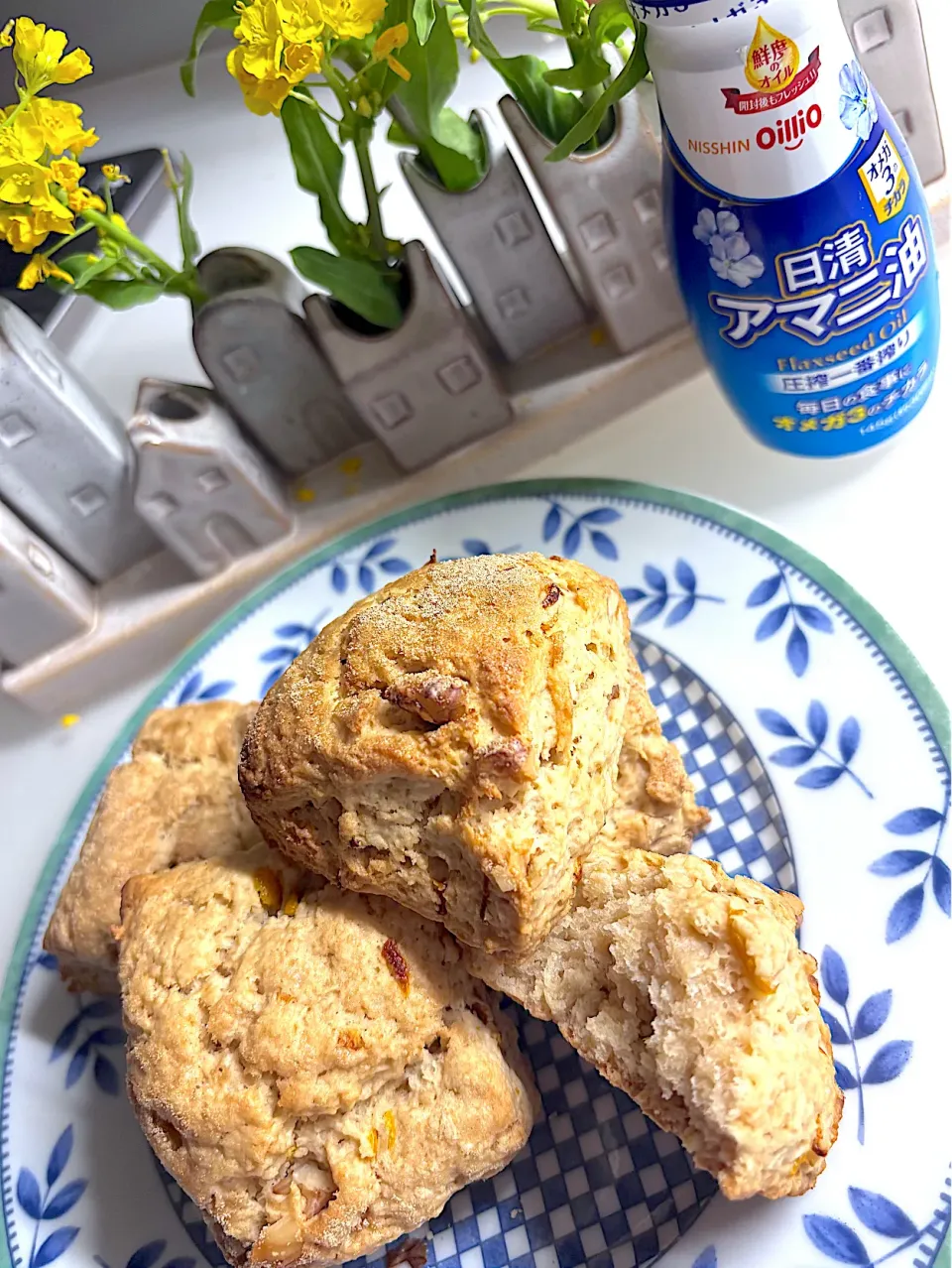 アマニ油で作るレモンスコーン|シュトママさん