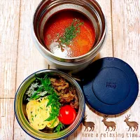 🦐昼【自分弁：ブイヤベースリゾット】🦑|Laniさん