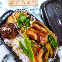 @きなこさんの料理 ヨウコさんの料理 厚揚げえのきの生姜あんかけ(山椒入り)🫚→→🔷つくりおき詰めこんだ🍱お弁当🔷