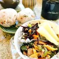 3/16作り置き弁当＆牛蒡おかか🍙|ヨウコさん