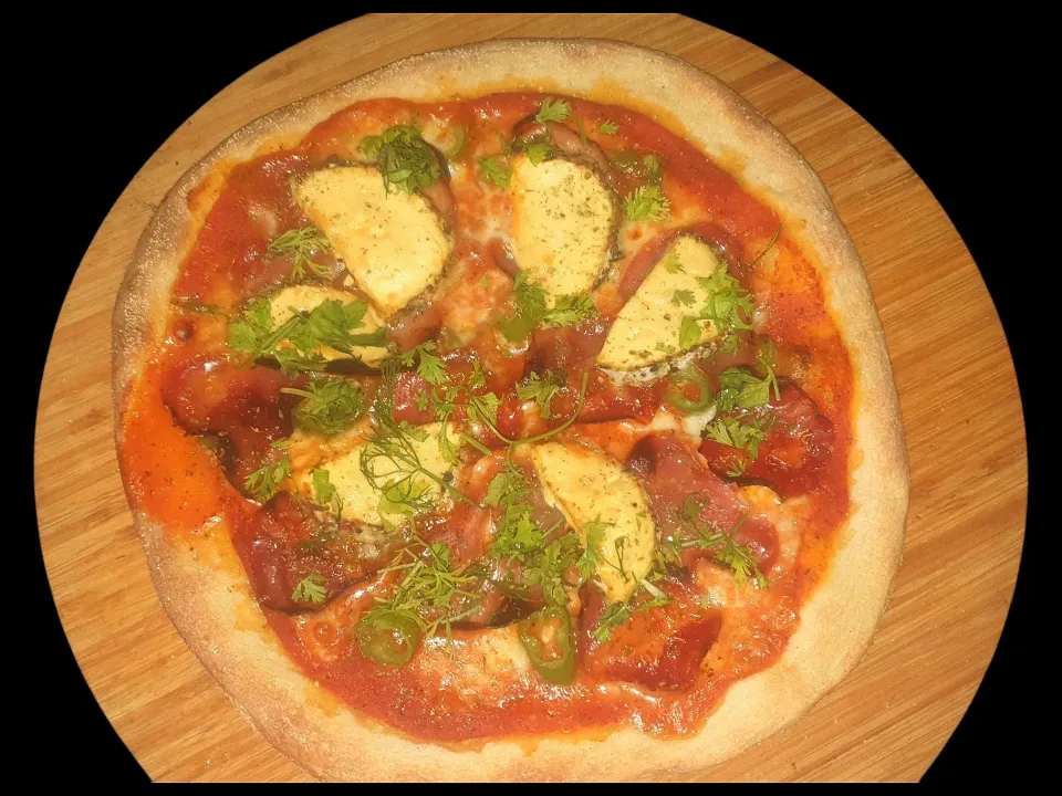 🇮🇹Pizza goat cheese, honey, Serano ham🇮🇹|KWAII69さん