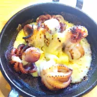 イイダコのチーズ焼き