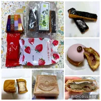 富士山暦もなか三月桜もなか、ふじのくに、磯の香のり巻せんべい、富士山頂苺みるく|こいちさん