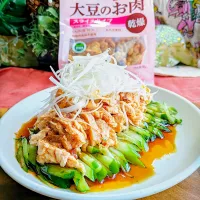 ✨大豆のお肉でよだれ鶏風✨