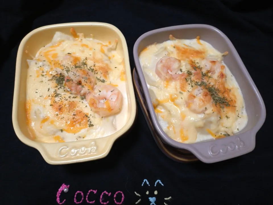 新じゃがいもと新玉ねぎのグラタン✨|cocco+さん