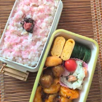 娘弁当🦐！| まめころさん