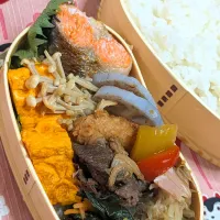 本日のお弁当〜鮭弁当|f.1125beさん