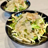 大根と水菜のサラダ|ぎんさん